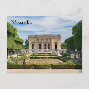 Petit Trianon und französischer Garten in Versaill Postkarte