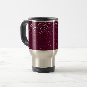 Petite Berry Stars Travel Coffee Mug-Wine Reisebecher