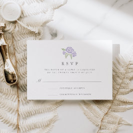 Petite Bouquet RSVP Card | Lilac Karte