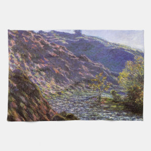 Petite Creuse, Sonnenlicht von Claude Monet Geschirrtuch