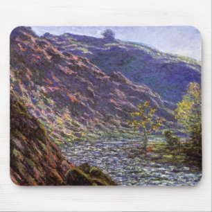 Petite Creuse, Sonnenlicht von Claude Monet Mousepad