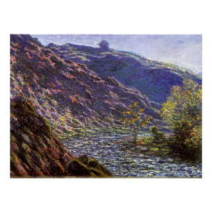 Petite Creuse, Sonnenlicht von Claude Monet Poster