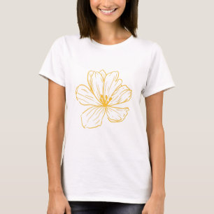 Petite fleur jaune - Kook Art T-Shirt