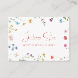 Petite Floral Gemustert mit QR Visitenkarte