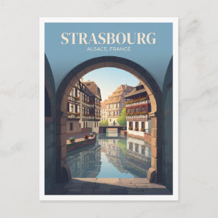 Petite France, Strasbourg Andenken Postkarte