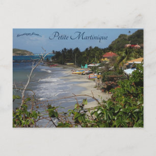 Petite Martinique Beach Postkarte