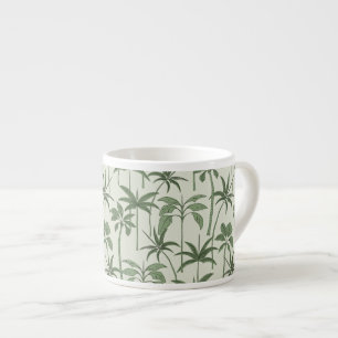 Petite Oase: Botanische Palmfeinlinien-Salbei Espressotasse