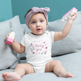 Petite Petals - Baby Girl Strampler