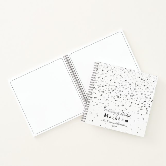 Petite Stars Wedding Notebook Foto Album Notizbuch (Innenseite)
