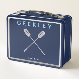 petite valise GEEKLEY Metall Brotdose