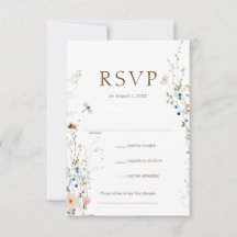 Petite Wildblume Wedding RSVP