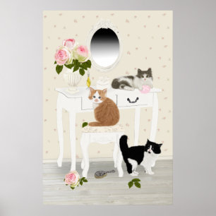 PetitRose "Kittens Beauty Salon" , Poster