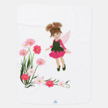 PetitRose "wenig Blumen-Fee", Baby-Decke