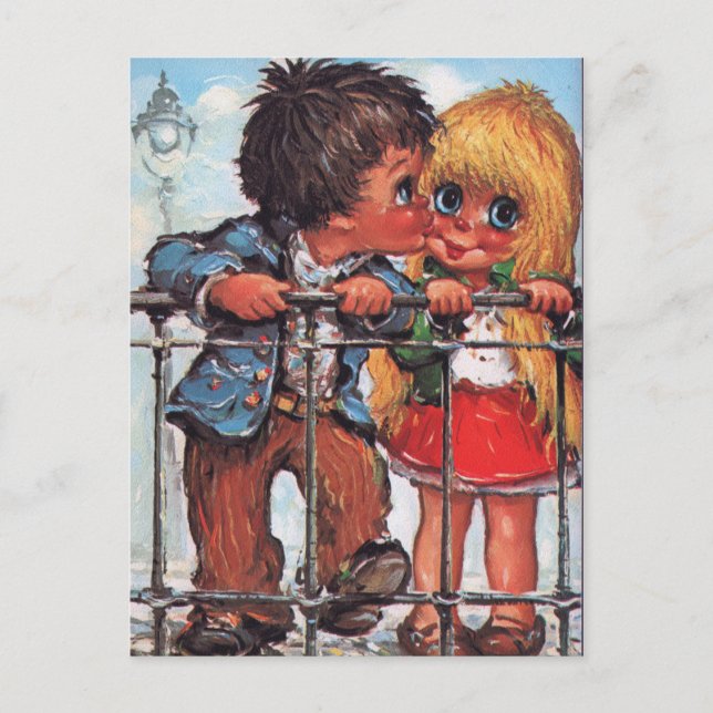 Petits Poulbots à Paris Postkarte (Vorderseite)