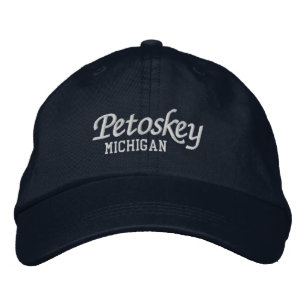Petoskey Michigan bestickt Baseballhut Bestickte Baseballkappe