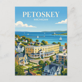 Petoskey Michigan Postkarte