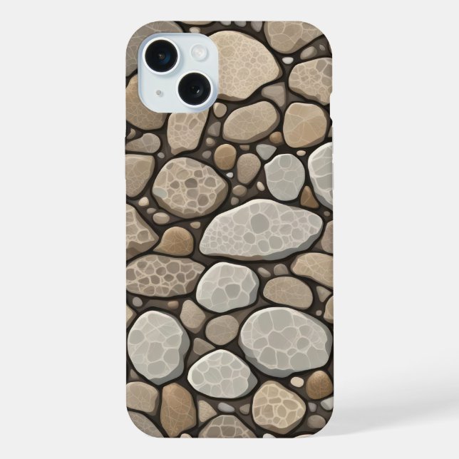 Petoskey Stone Abstrakt iPhone Hülle (Rückseite)