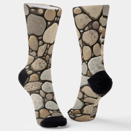 Petoskey Stone Abstrakt Socken