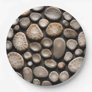 Petoskey Stone Collection Pappteller