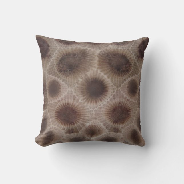 Petoskey Stone Kissen (Vorderseite)