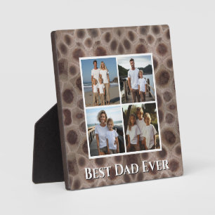 Petoskey Stone Michigan Staat Stone Bester Vater Fotoplatte