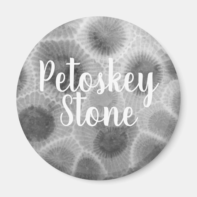 Petoskey Stone Pattern Magnet (Vorne)