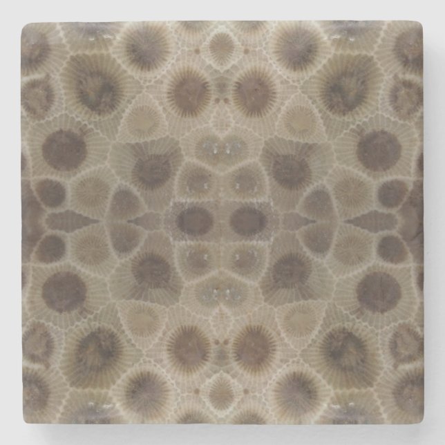 Petoskey Stone Steinuntersetzer (Vorderseite)