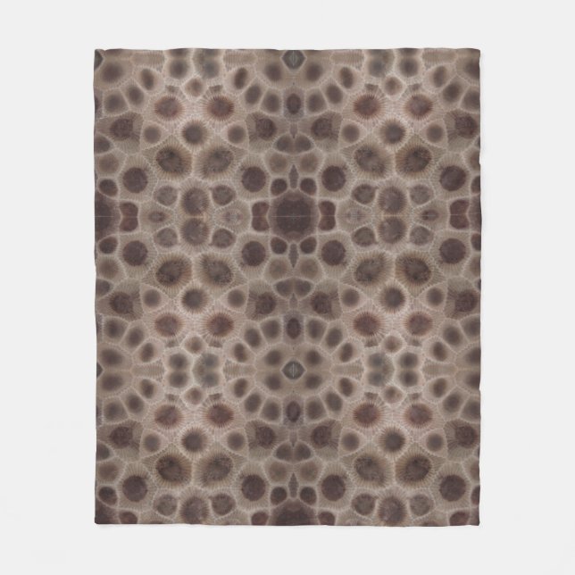 Petoskey Stones | Michigan Staat Stone Fleece (Vorderseite)