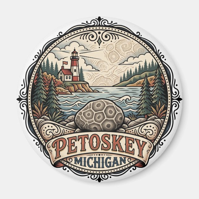 Petoskey USA Magnet (Vorne)