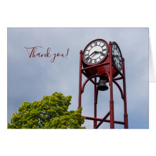 Petosky Tower Clock Danke Karte