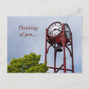 Petosky Tower Uhr Denken Sie an Sie Postkarte