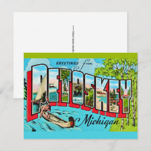 Petowskey Michigan Grußpostkarte Postkarte