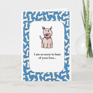 PetPet Loss Sympathy Card Karte
