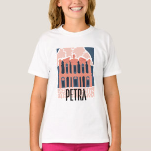 Petra Jordan abstrakte Reise T-Shirt