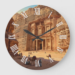 Petra Jordan Reise Große Wanduhr