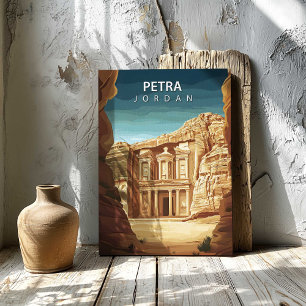 Petra Jordan Reiseplakat Leinwanddruck Wandkunst