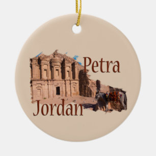 Petra, Jordan: The Monastery Keramik Ornament