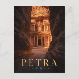 Petra Jordanien Der Schatz REALMS Postkarte