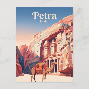 Petra Jordanien Postkarte