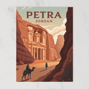Petra, Jordanien Postkarte