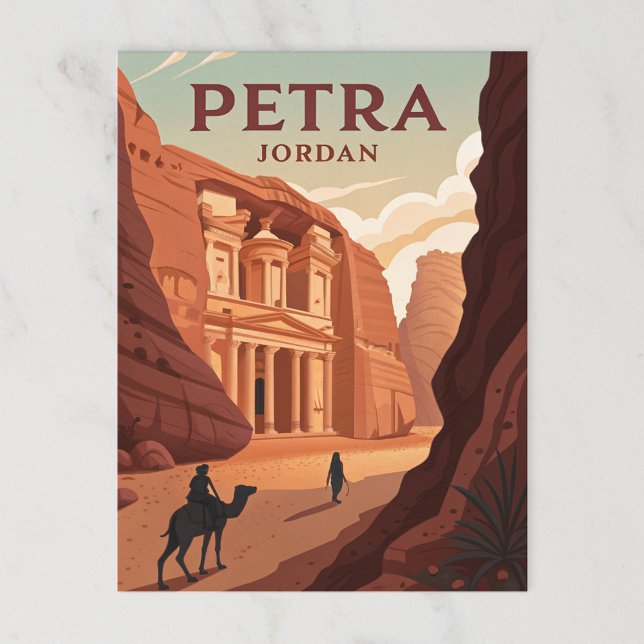 Petra, Jordanien Postkarte (Von Creator hochgeladen)
