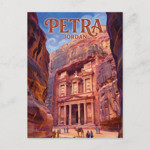 Petra Jordanien Postkarte
