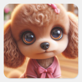 ‚Petra‘ Quadratischer Aufkleber