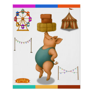 Petra Schwein Balancierakt Poster