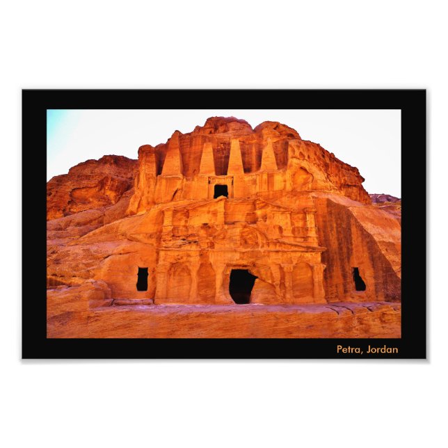 Petra Tombs Fotodruck (Vorne)