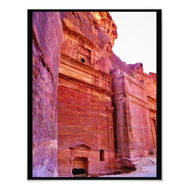 Petra Tombs Fotodruck (Vorne)