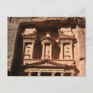 Petra-Treasury-Felsen Postkarte