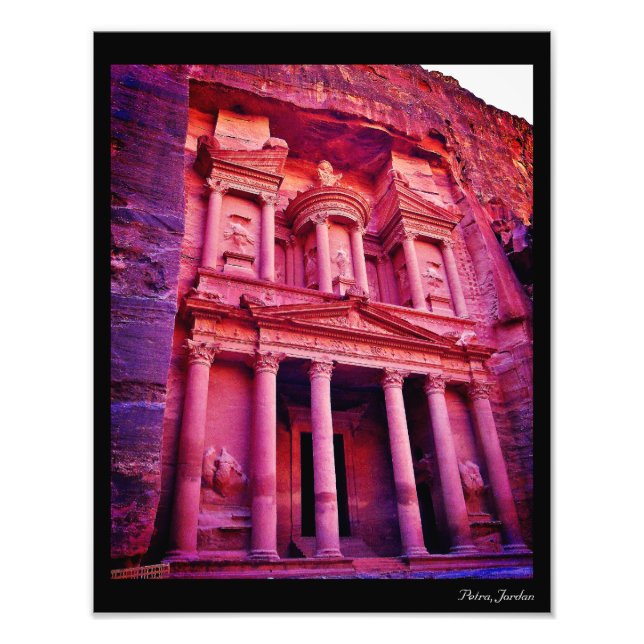 Petra Treasury Foto Print (Vorne)