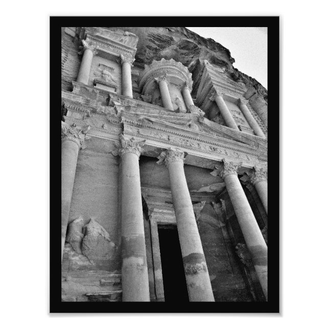 Petra Treasury Gebäude Fotodruck (Vorne)