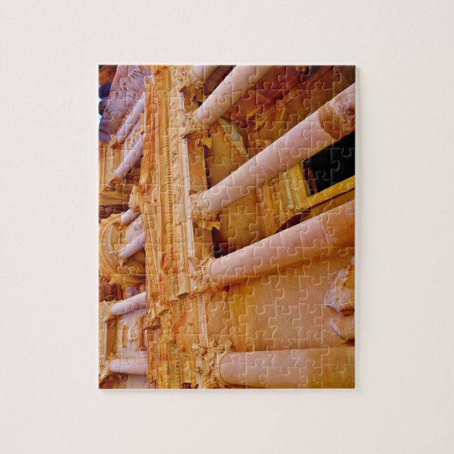 Petra Treasury Gebäude Puzzle (Vertikal)
